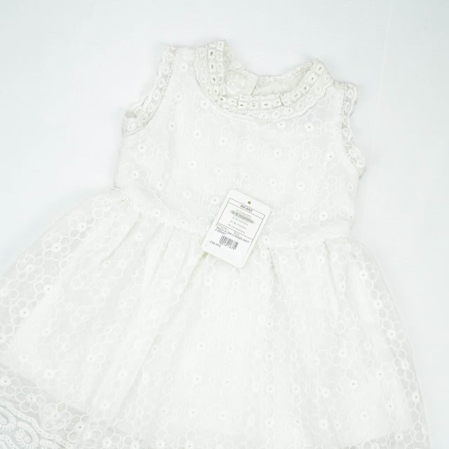 FROCK A LINE CHICKEN WHITE INFANT