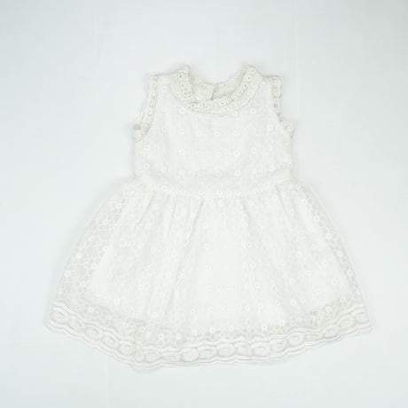 FROCK A LINE CHICKEN WHITE INFANT