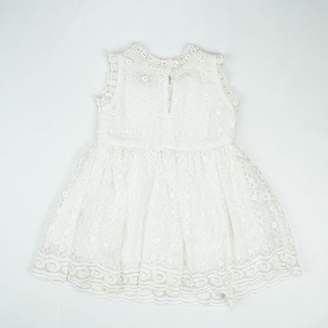 FROCK A LINE CHICKEN WHITE INFANT