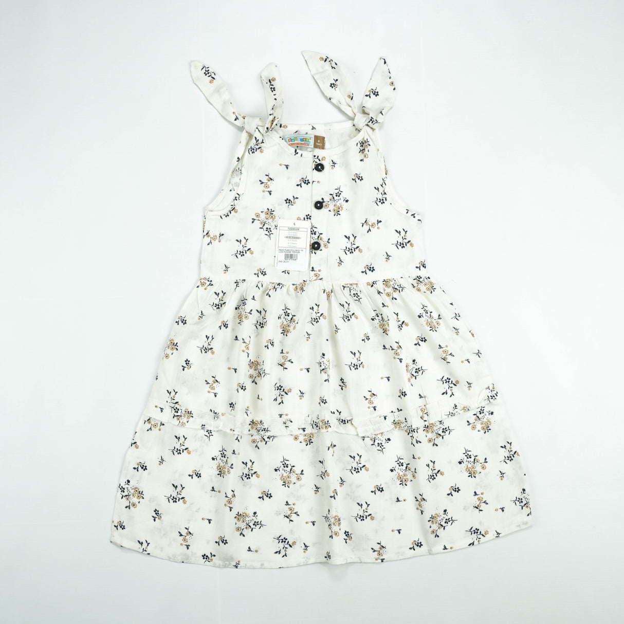 FROCK FLAIR FRILL Body Yellow Flower TODDLER