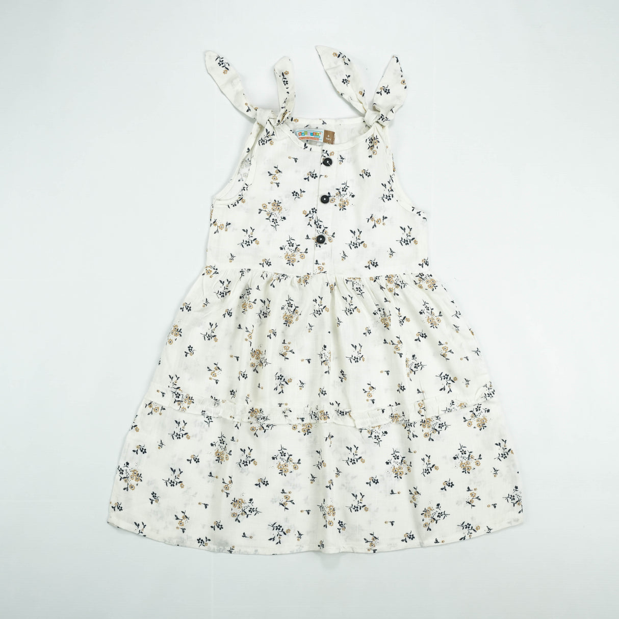 FROCK FLAIR FRILL Body Yellow Flower TODDLER