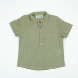 SHIRT KURTI BOYS BROWN INFANT