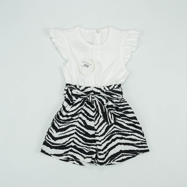 JUMPSUIT BLACK STRIPES INFANT