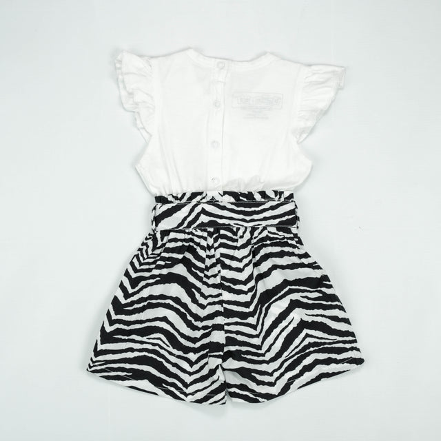 JUMPSUIT BLACK STRIPES INFANT