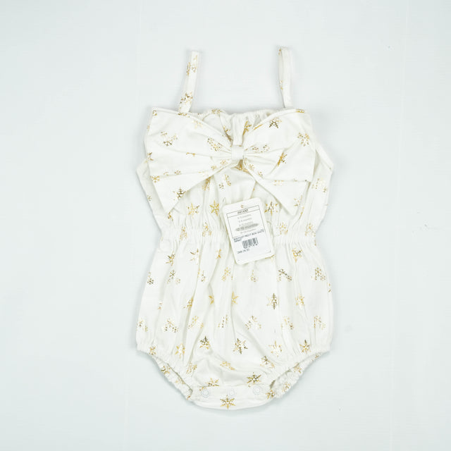 BODYSUIT FRONT BOW WHITE INFANT