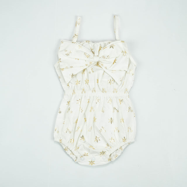 BODYSUIT FRONT BOW WHITE INFANT