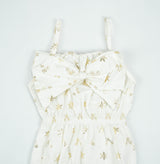 BODYSUIT FRONT BOW WHITE INFANT