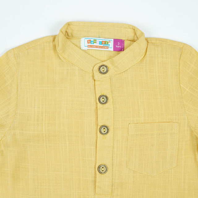 SHIRT KURTI BOYS PEACH TODDLER