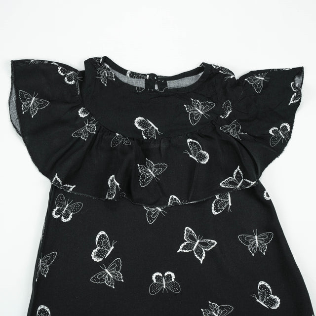 FROCK FRONT FLAIR BLACK TODDLER