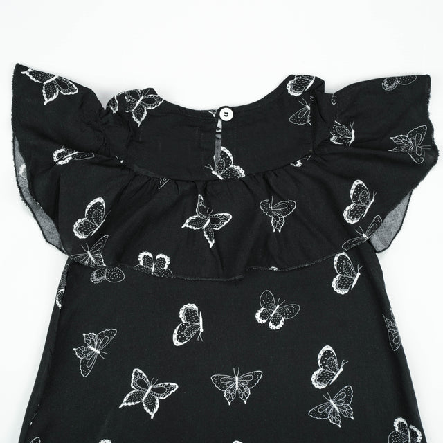 FROCK FRONT FLAIR BLACK TODDLER