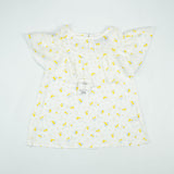 FROCK FRONT FLAIR YELLOW FLWOER TODDELR