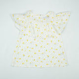 FROCK FRONT FLAIR YELLOW FLWOER TODDELR