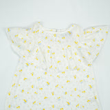 FROCK FRONT FLAIR YELLOW FLWOER TODDELR