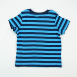 T SHIRT WHITE NAVY STRIPES TODDLER