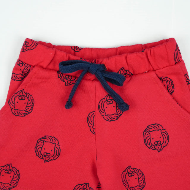 SHORTS FACE RED INFANT