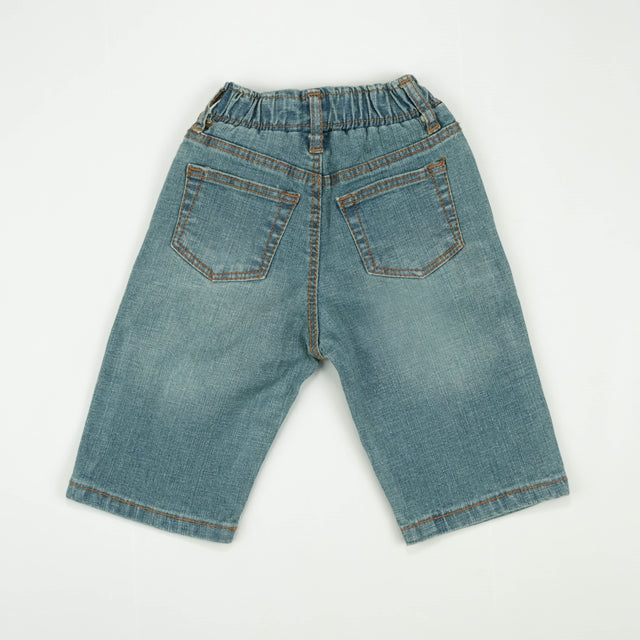 DENIM BERMUDA STRAIGHT POCKET GREY TODDLER