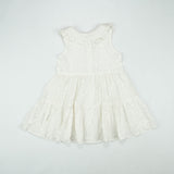 FROCK PETTER PAN COLLAR WHITE FLOWER TODDLER