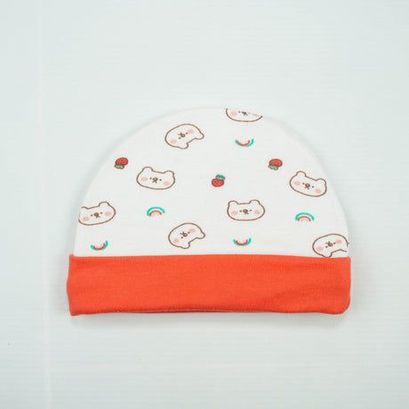 CAP M LT ORANGE TEDDY