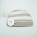 CAP L GREY STRIPES