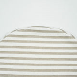 CAP L GREY STRIPES