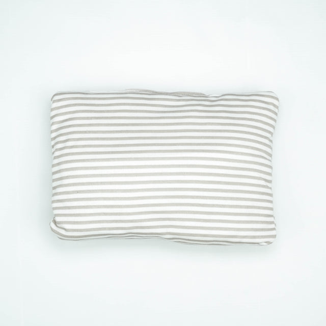 PILLOW SET GREY STRIPES