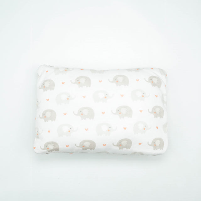 PILLOW SET PEACH ELEPHANTS