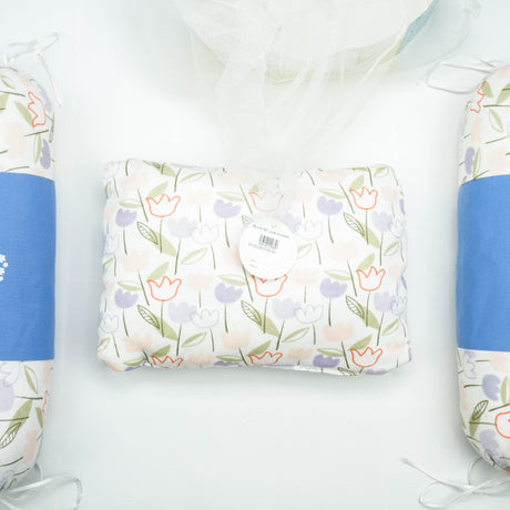 PILLOW SET LILAC FLOWERS