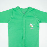 NIGHT SUIT 0-3M D.GREEN HELLO DINO