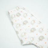 NIGHT SUIT 6-12M PEACH ELEPHANTS