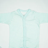 NIGHT SUIT 0-3M B.BLUE STRIPES