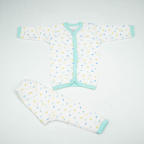 NIGHT SUIT 3-6M MUSTARD TRIANGLE