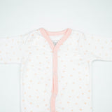 NIGHT SUIT NB PEACH HEART