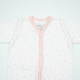 NIGHT SUIT 6-12M PEACH HEART