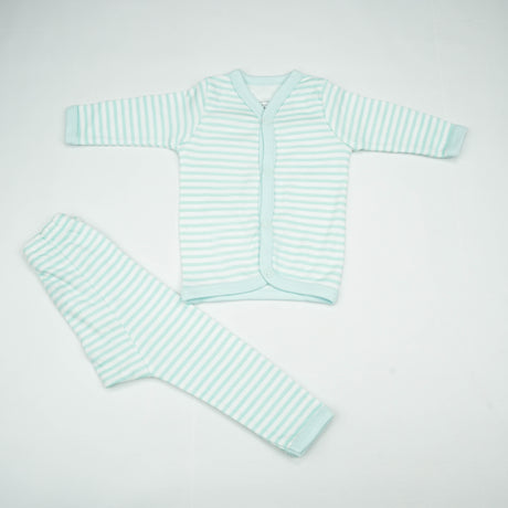 NIGHT SUIT NB B.BLUE STRIPES