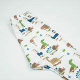 NIGHT SUIT 6-12M D.GREEN DINOS