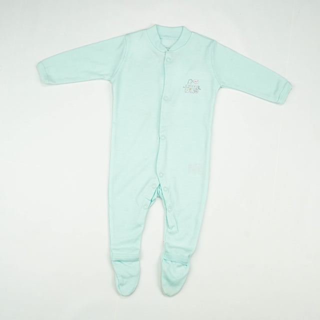 SLEEP SUIT PK3 0-3M B.BLUE DINO WORLD