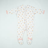 SLEEP SUIT PK3 NB LT PINK BLOSSOM