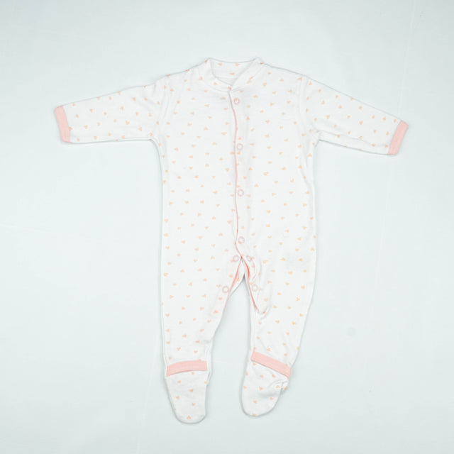 SLEEP SUIT PK3 NB LT PINK BLOSSOM