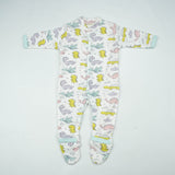 SLEEP SUIT PK3 NB B.BLUE DINO WORLD