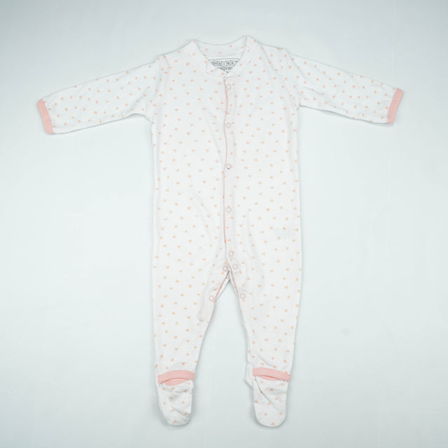 SLEEP SUIT PK3 12-18M LT PINK BLOSSOM