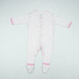 SLEEP SUIT PK3 3-6M B.PINK FLORAL