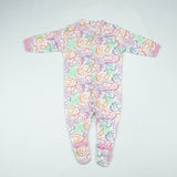 SLEEP SUIT PK3 0-3M B.PINK FLORAL