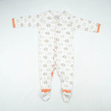 SLEEP SUIT PK3 12-18M PEACH ELEPHANT