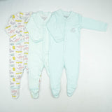 SLEEP SUIT PK3 18-24M B.BLUE DINO WORLD