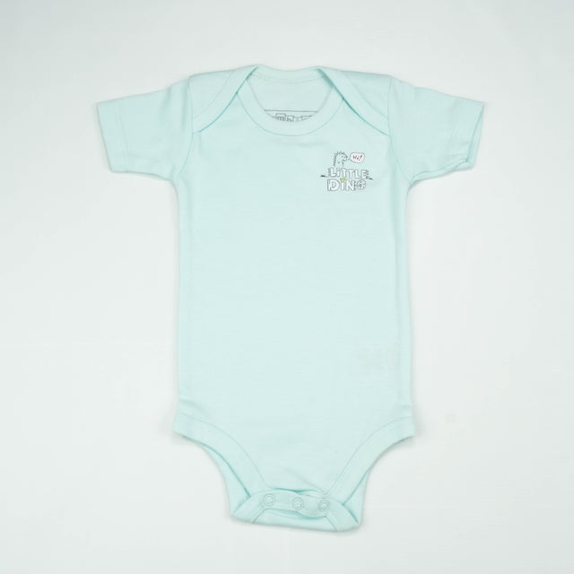 BODY SUIT PK3 6-12M B.BLUE DINO WORLD