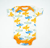 BODY SUIT PK3 NB MUSTARD PILOT