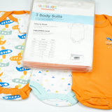 BODY SUIT PK3 NB MUSTARD PILOT