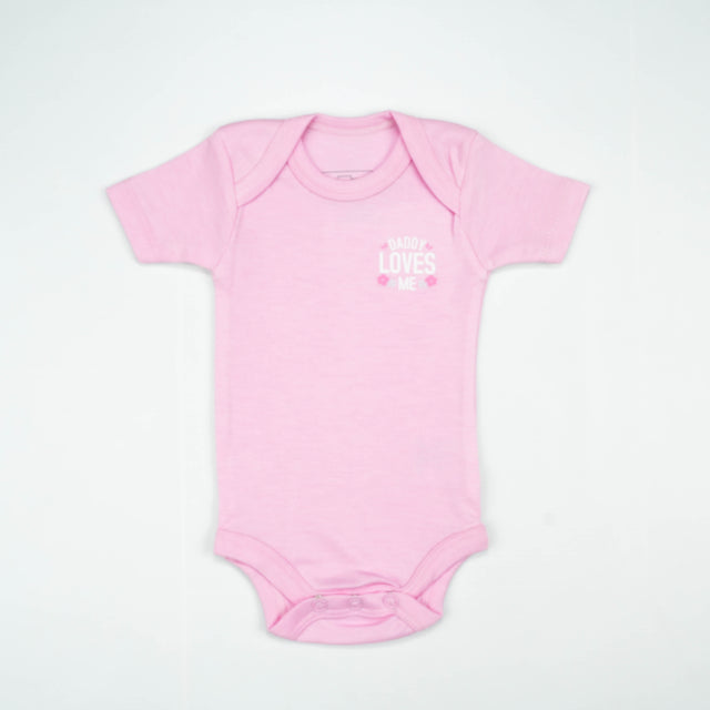 BODY SUIT PK3 NB B.PINK FLORAL