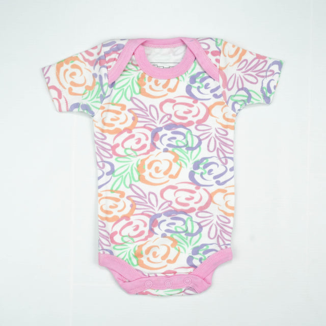 BODY SUIT PK3 NB B.PINK FLORAL
