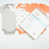 BODY SUIT PK3 NB PEACH ELEPHANT